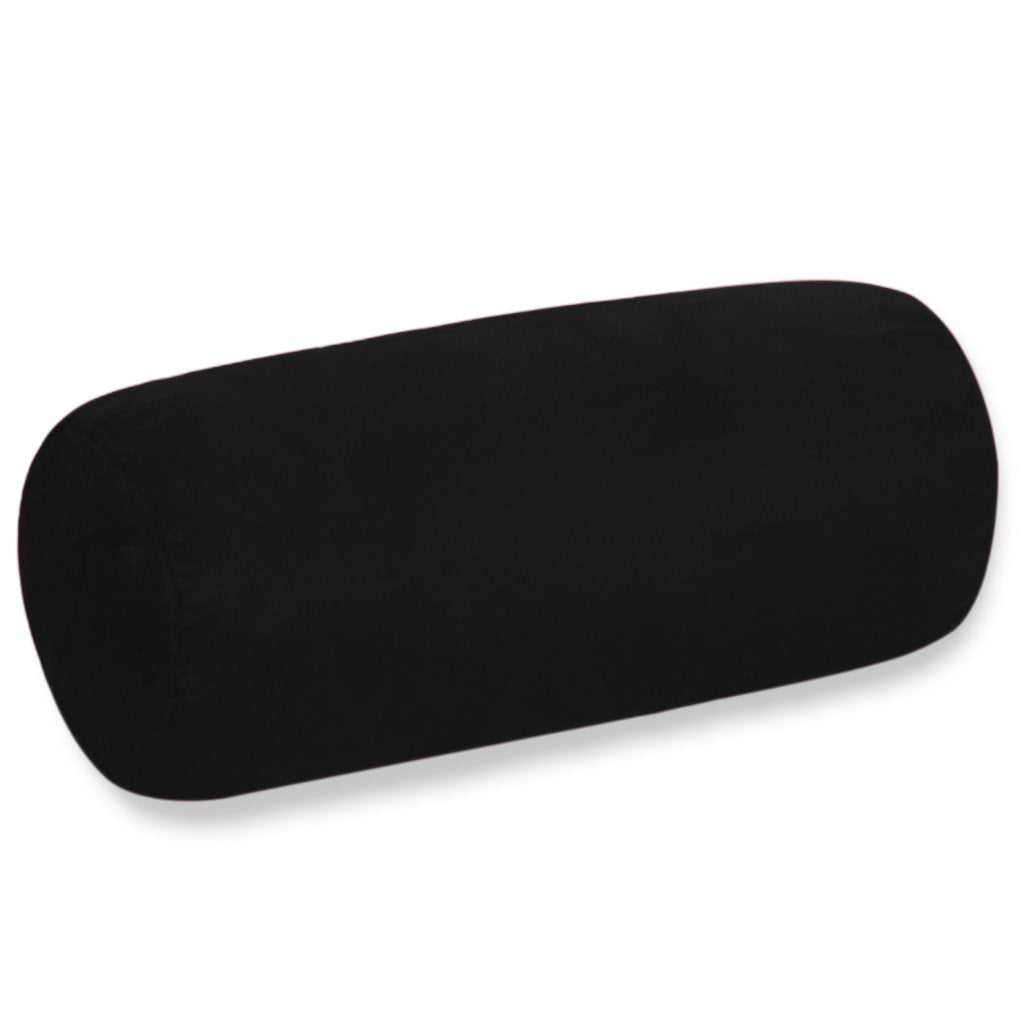 Black neck roll clearance pillow